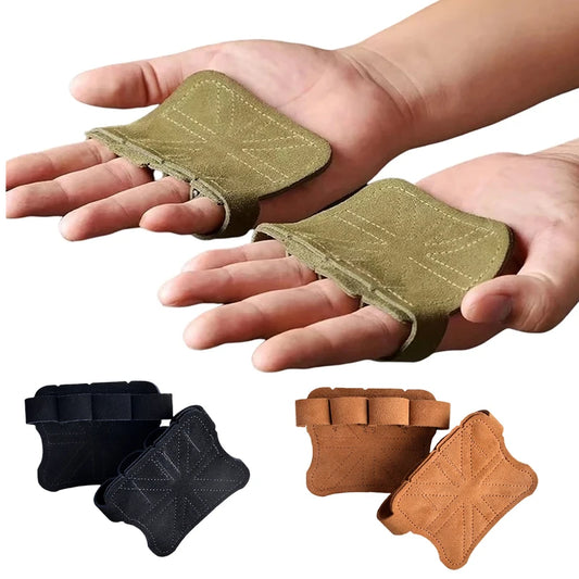 ComfortGrip Leather Gym Gloves
