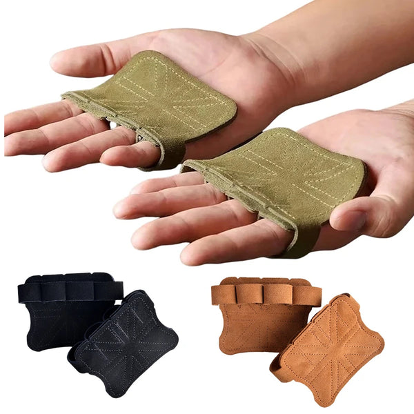 ComfortGrip Leather Gym Gloves